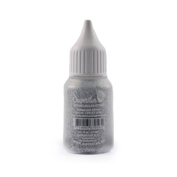 Superstar Sparkling Glitter Iridescent Silver