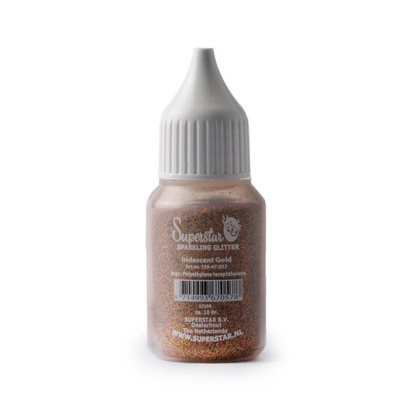 Superstar Sparkling Glitter Iridescent Gold