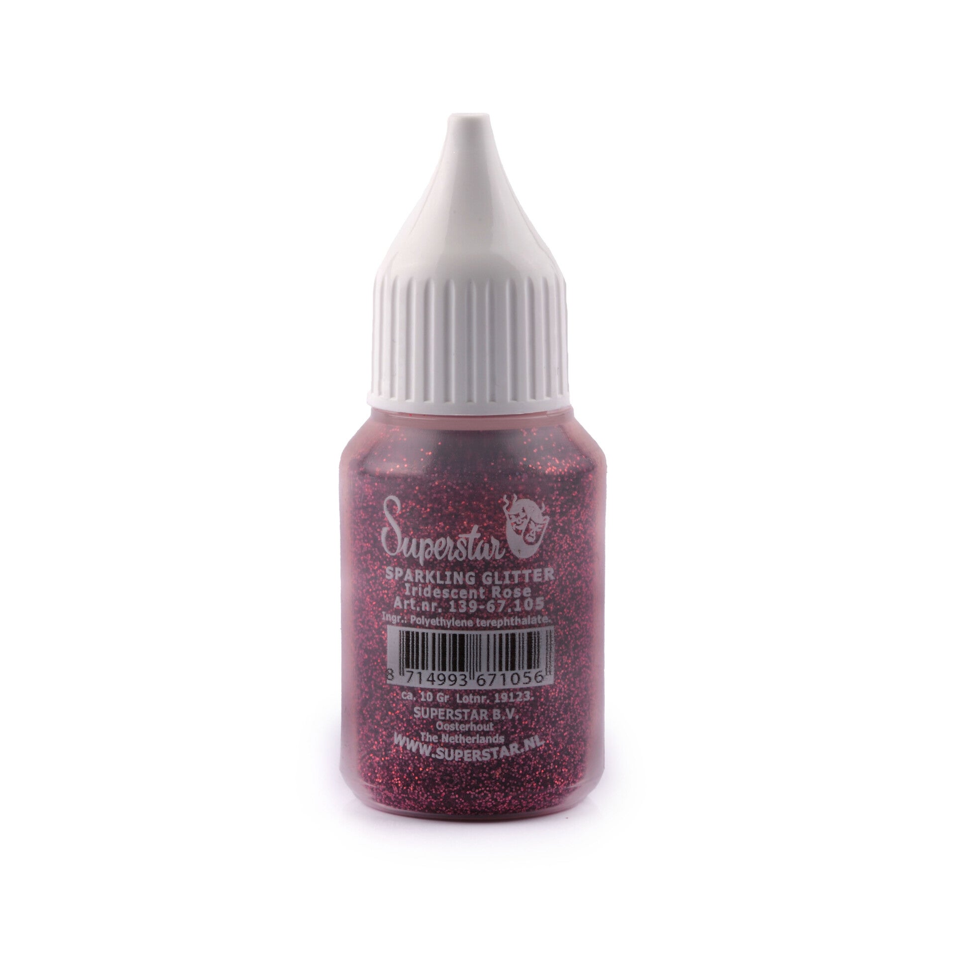 Superstar Sparkling Glitter Iridescent Rose
