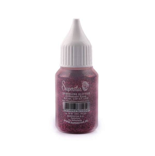 Superstar Sparkling Glitter Iridescent Rose