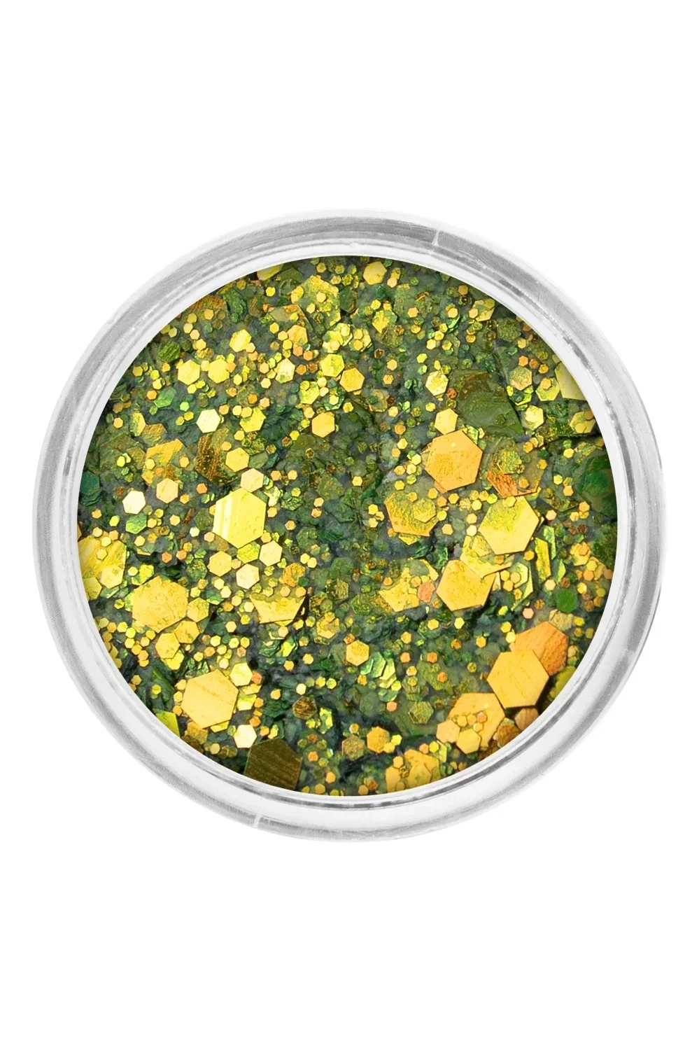 PXP pressed chunky holographic glittercream Atmosphere 10 ml.