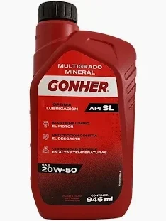 Acite Gonher 25w-50 946 ml.