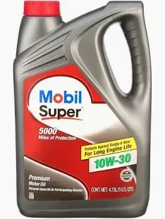 Aceite Mobil Super 10W-30 (Galón).