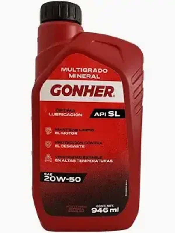 Acite Gonher 25w-50 946 ml.