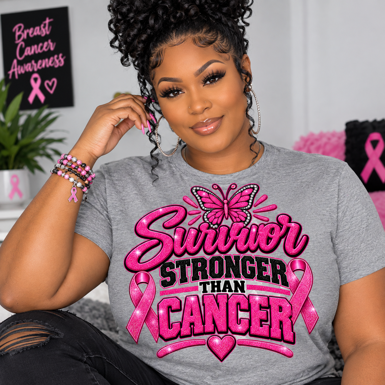 Men and women supportive t-shirts
