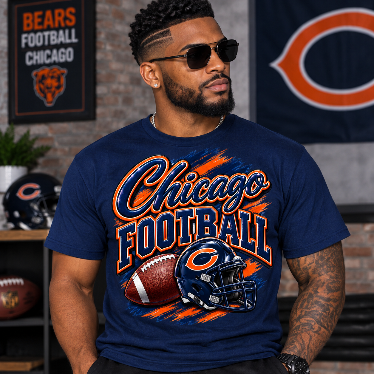 Men and women football teams size small to 3x