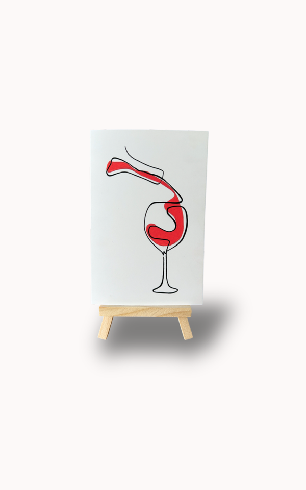 Carte Postale Rosso