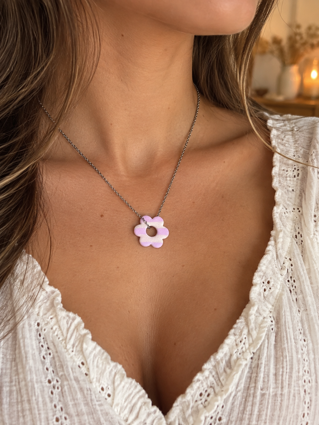 Collier Corolle Douce - Hors Collection