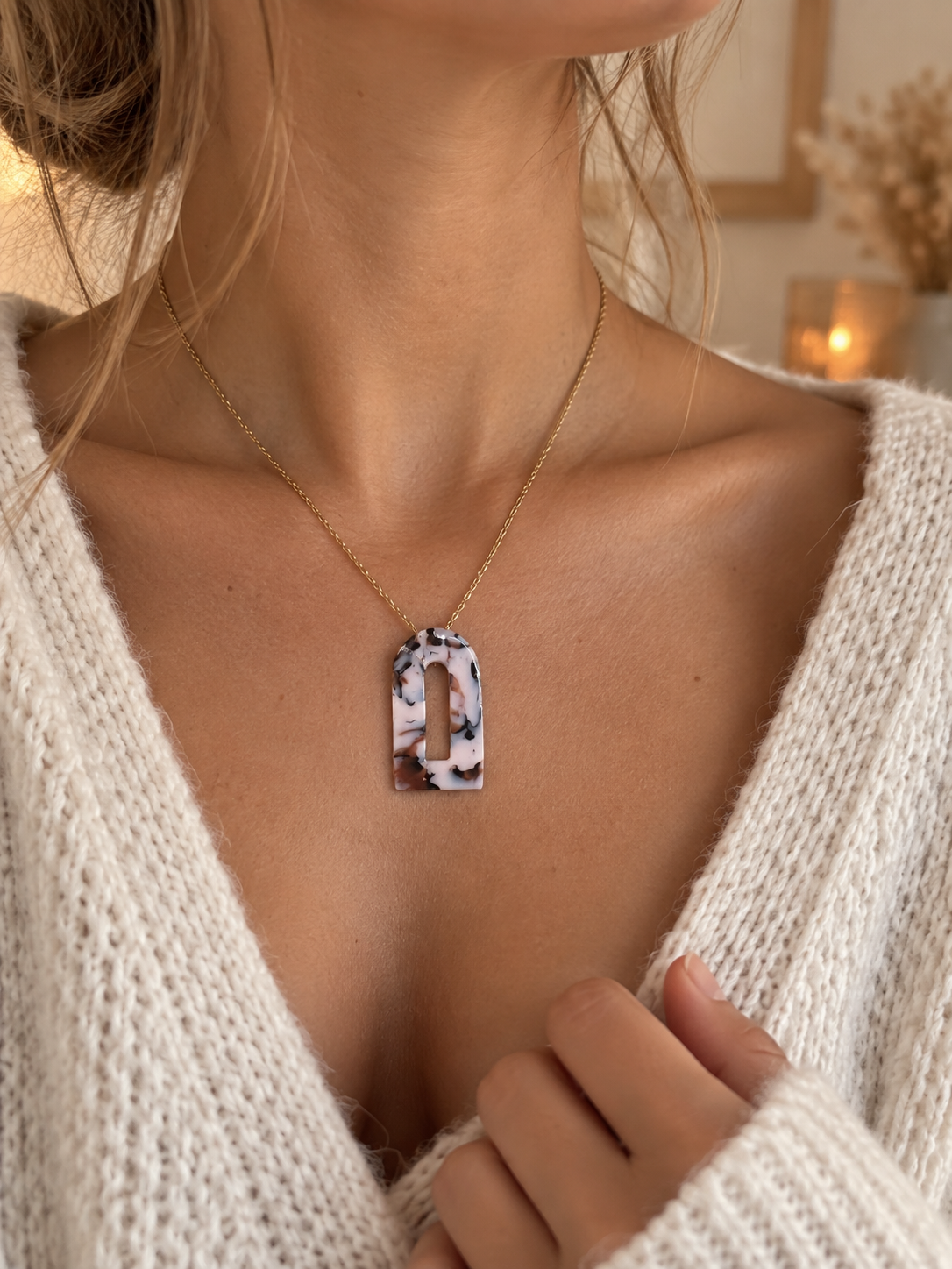 Collier Arche - Argile Sauvage