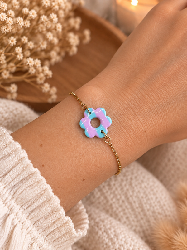 Bracelet Corolle Douce - Pop Color Turquoise Variante