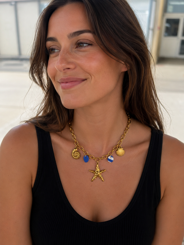 Collier - Pop Color Marine