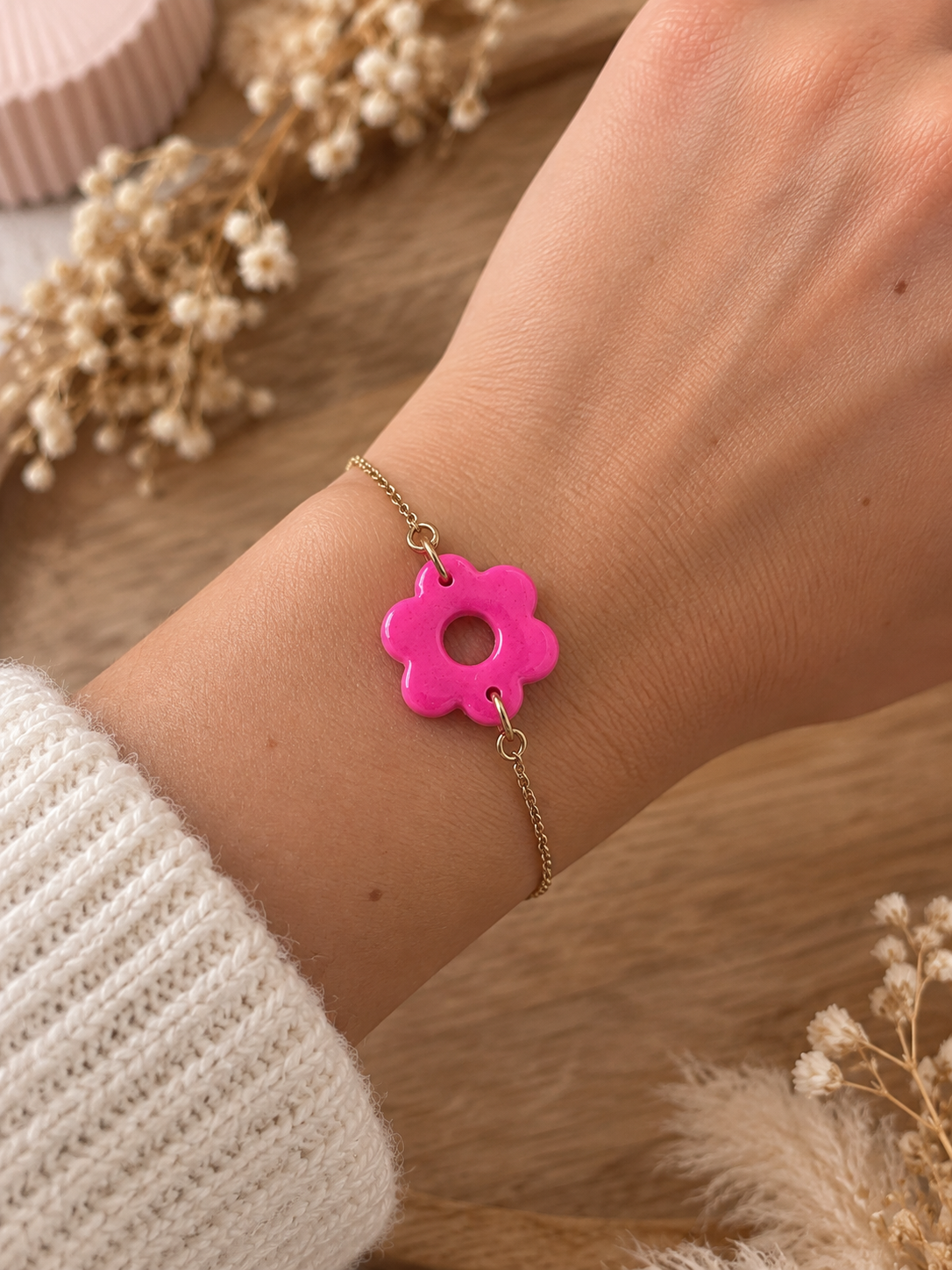 Bracelet Corolle Douce - Pop Color Rose