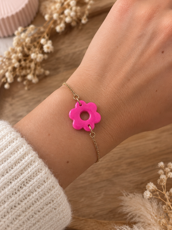 Bracelet Corolle Douce - Pop Color Rose