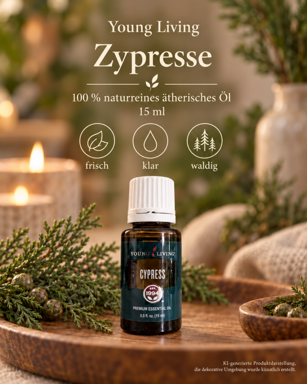 Zypresse 15 ml – frisch, klar & waldig