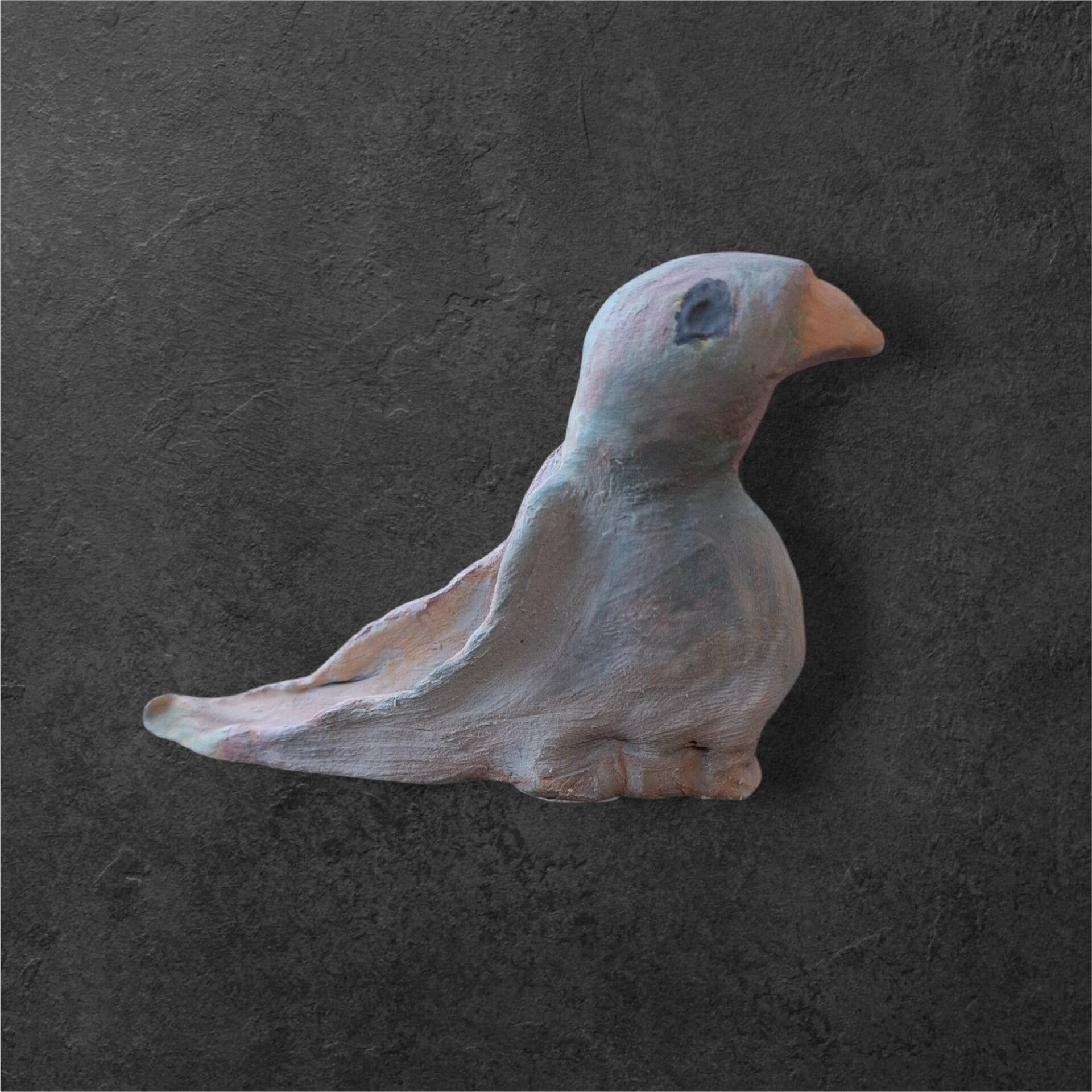 Handmade baby papegaai