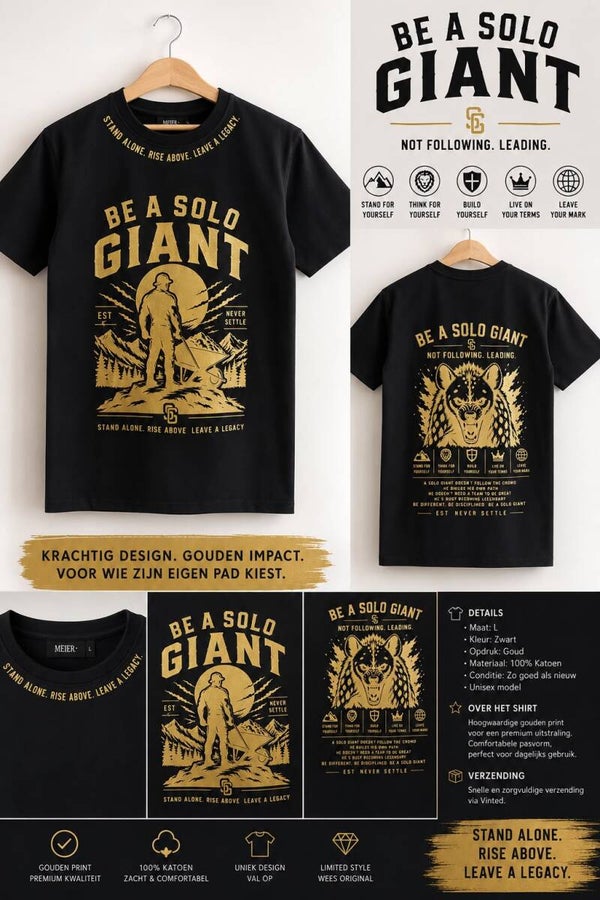 Be a solo Gaint heren T-shirt