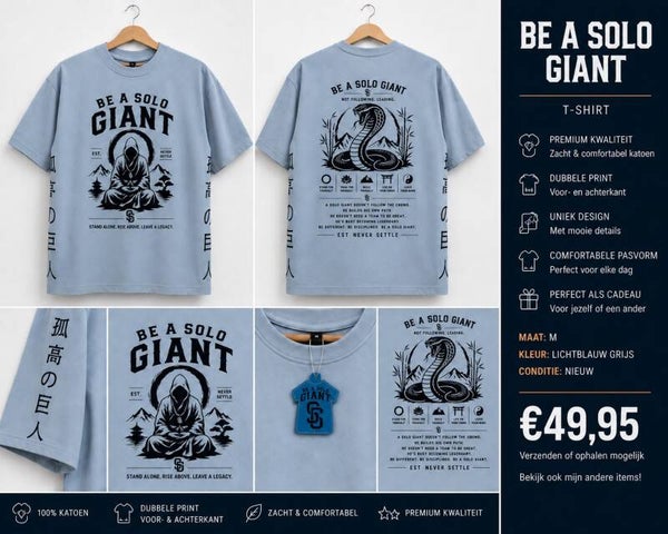 Be a solo Gaint heren T-shirt