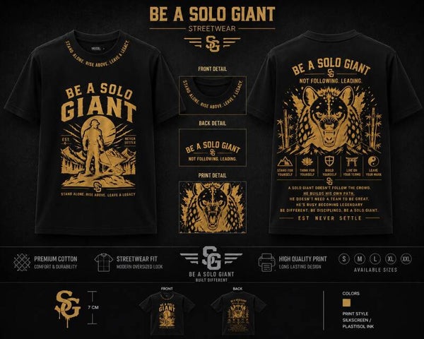 Be a solo Giant heren T-shirt