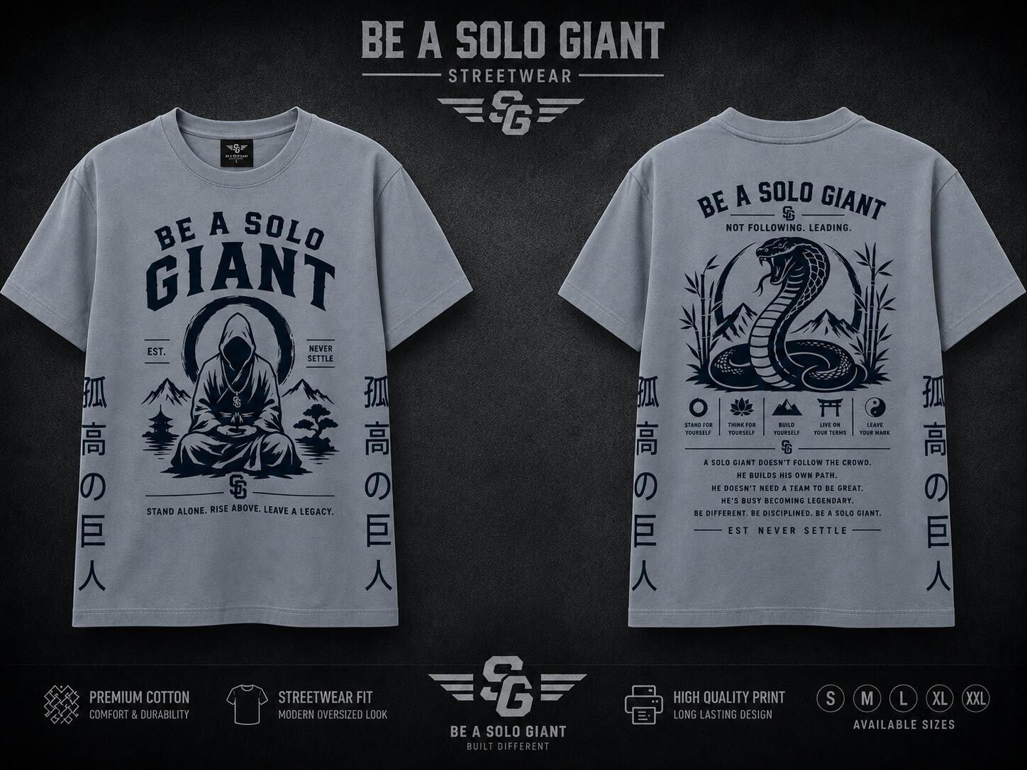Be a solo Giant heren T-shirt