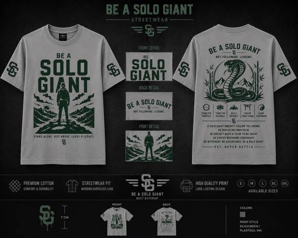 Be a solo Giant heren T-shirt