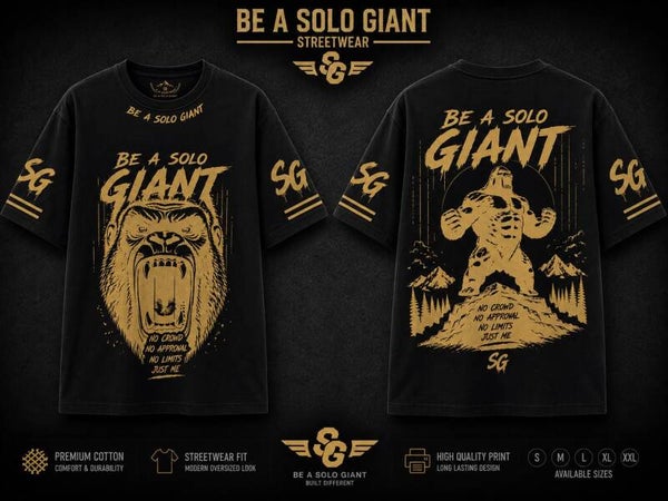 Be a solo Gaint heren T-shirt