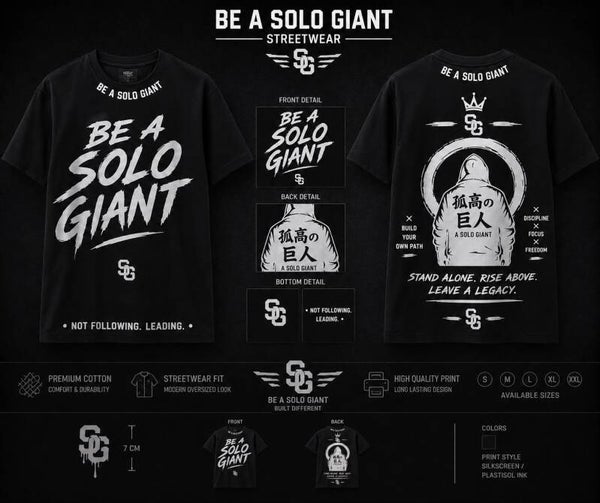 Be a solo Gaint heren T-shirt