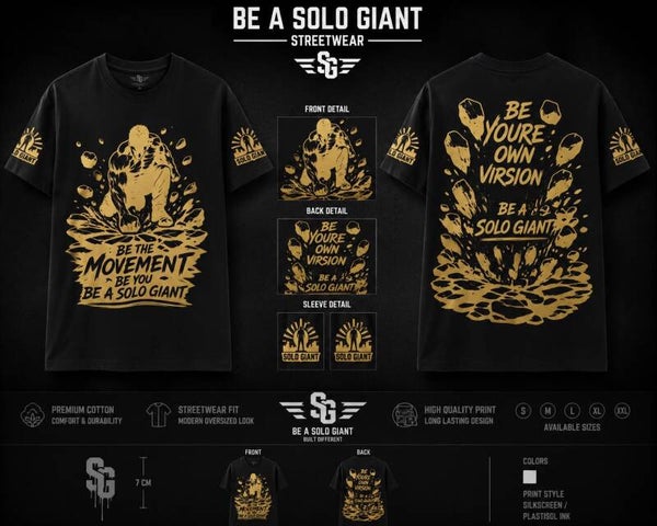 Be a solo Giant heren T-shirt