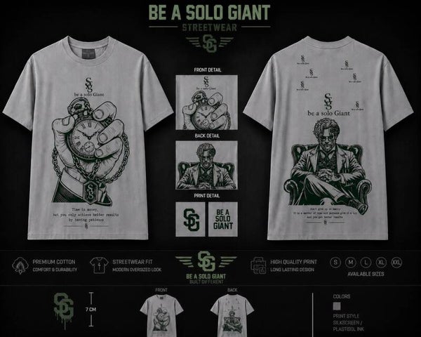 Heren T-shirt Be a solo Giant