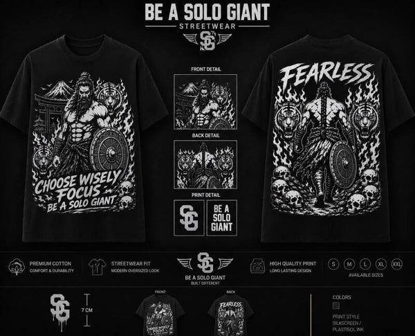 Be a solo Giant heren T-shirt