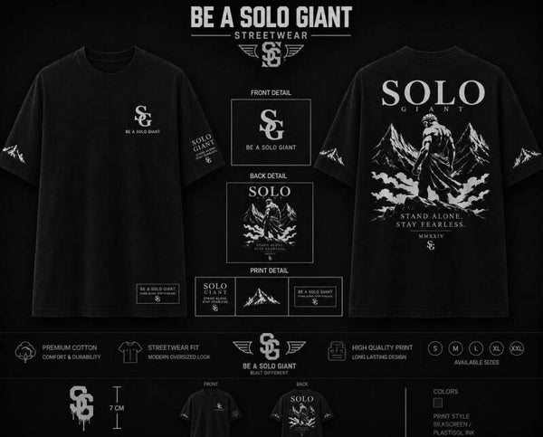 Be a solo Giant heren T-shirt