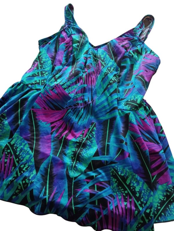 Vintage dames badpak maat xxl