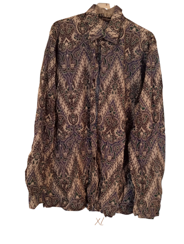 Heren vintage blouse xl