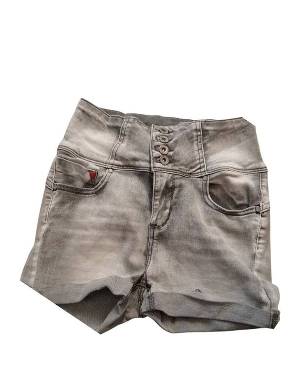 Meiden korte jeans maat 170-