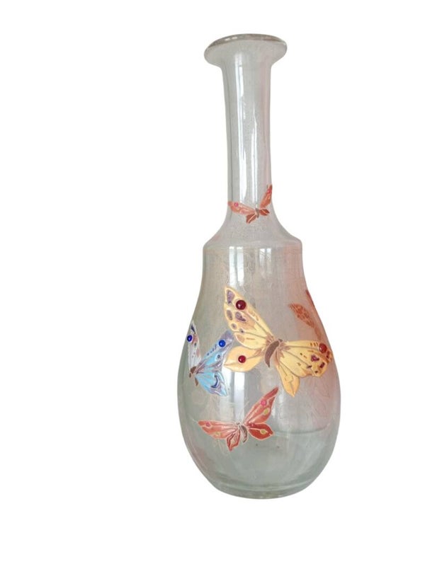 Design vaas met vlinders
