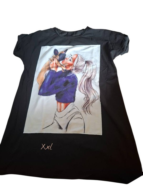 Dames t-shirt maat xxl