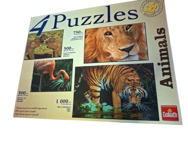 Vintage dieren Puzzel