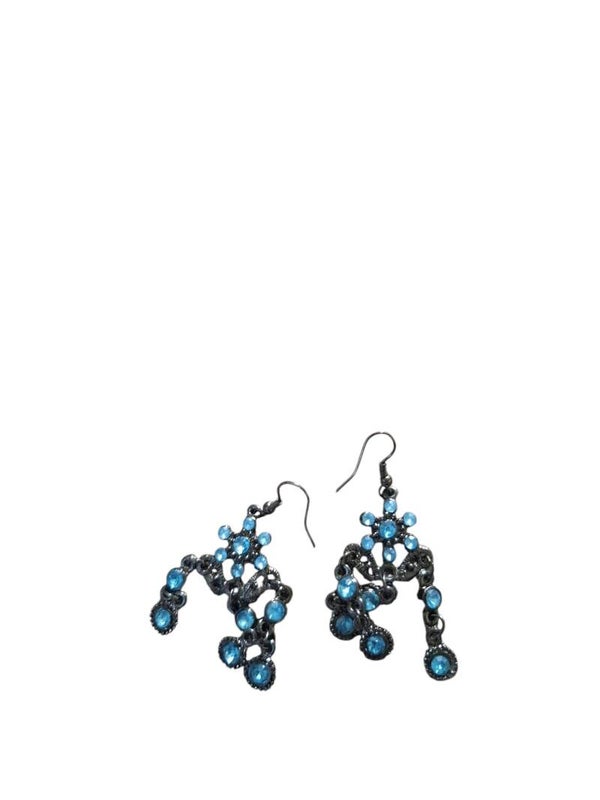 Dames oorbellen Blauw