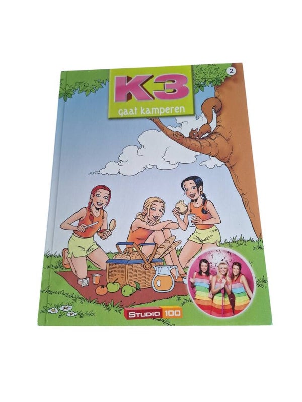 Kinderboek-K3 gaat kamperen