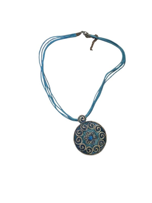 Dames ketting blauw