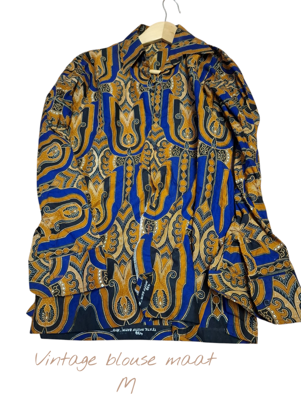 Vintage blouse maat m