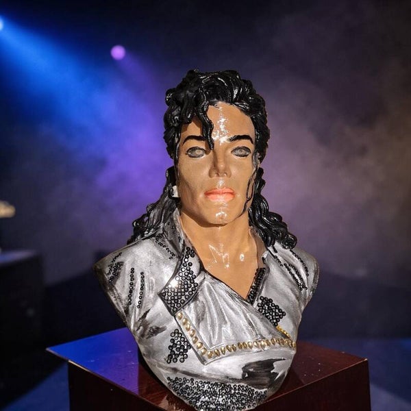 Michael jakson 3D hand painting