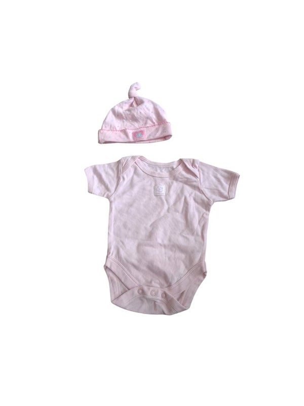 Meiden romper plus mutsje 68