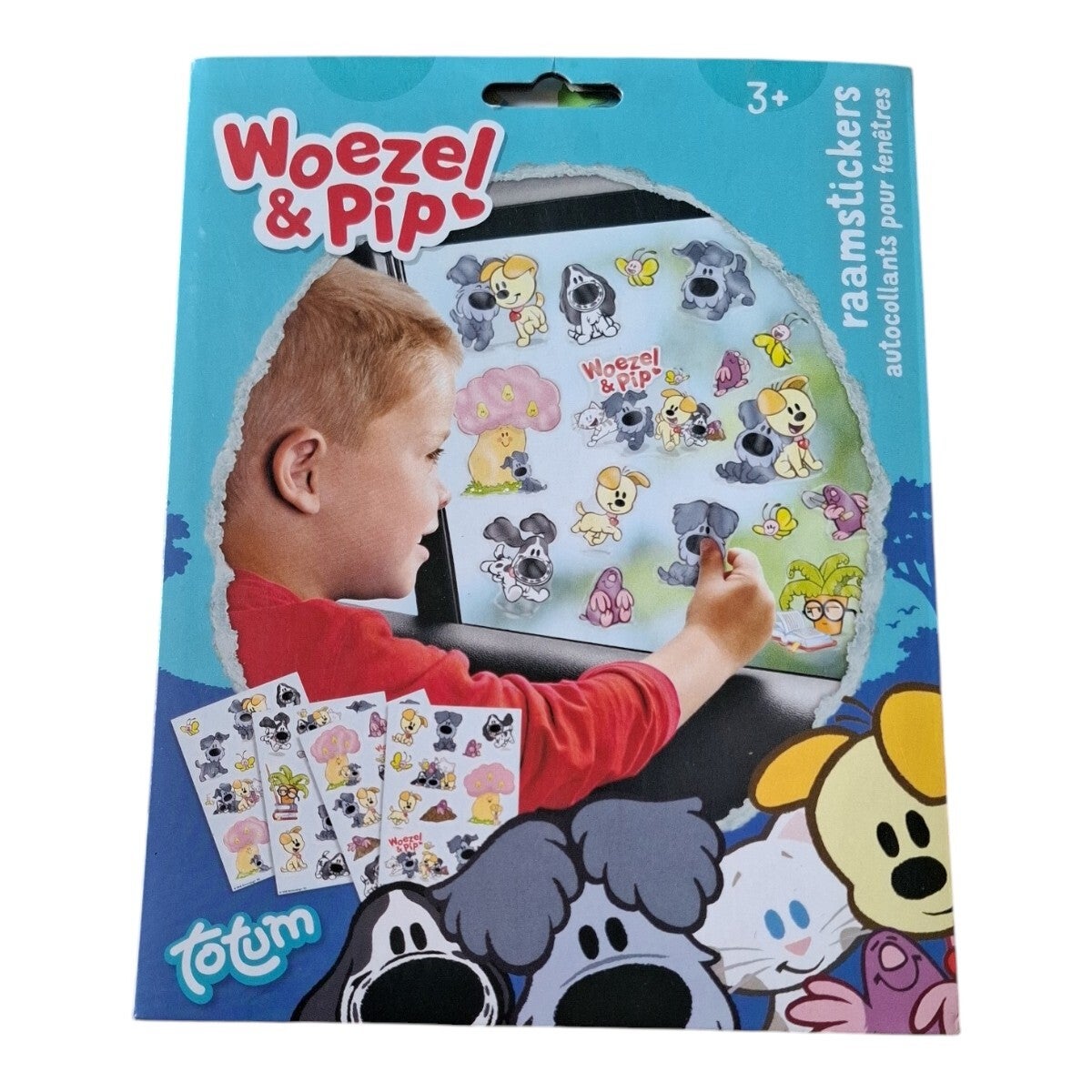 Raamstickers woezel &pip