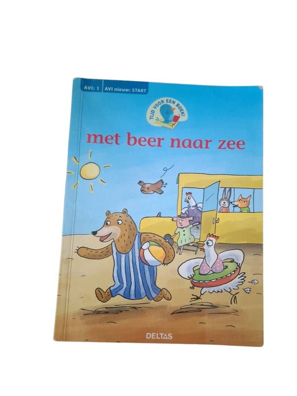Kinderboek-Tijd voor een boek- met beer naar zee