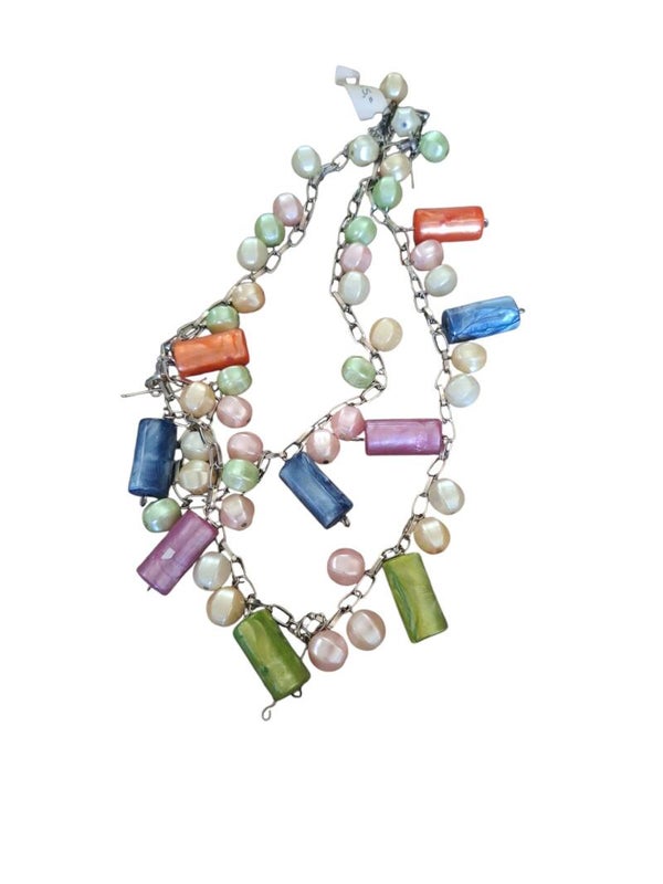 Dames ketting gekleurd