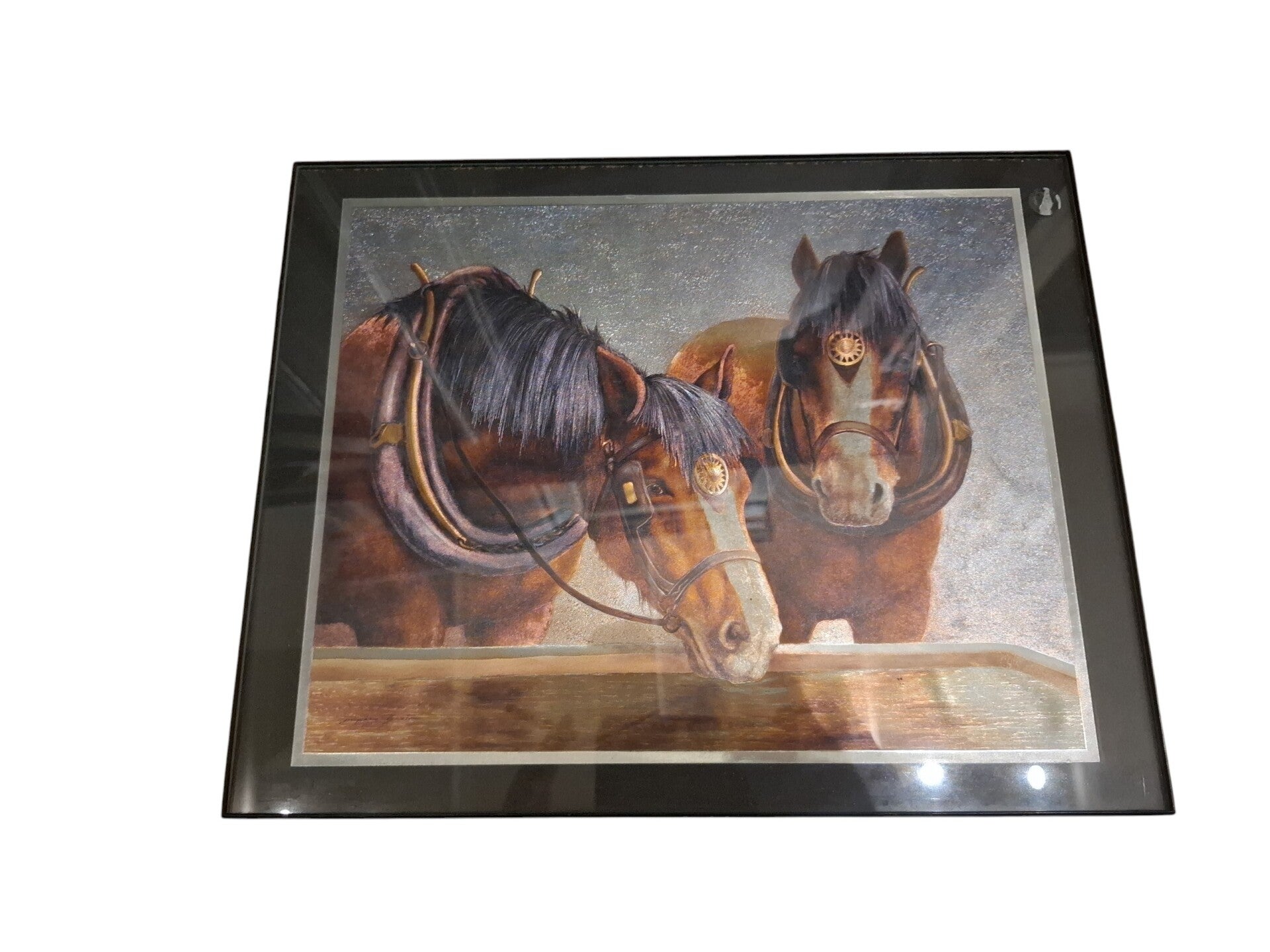 2dehands schilderijtje Paarden
