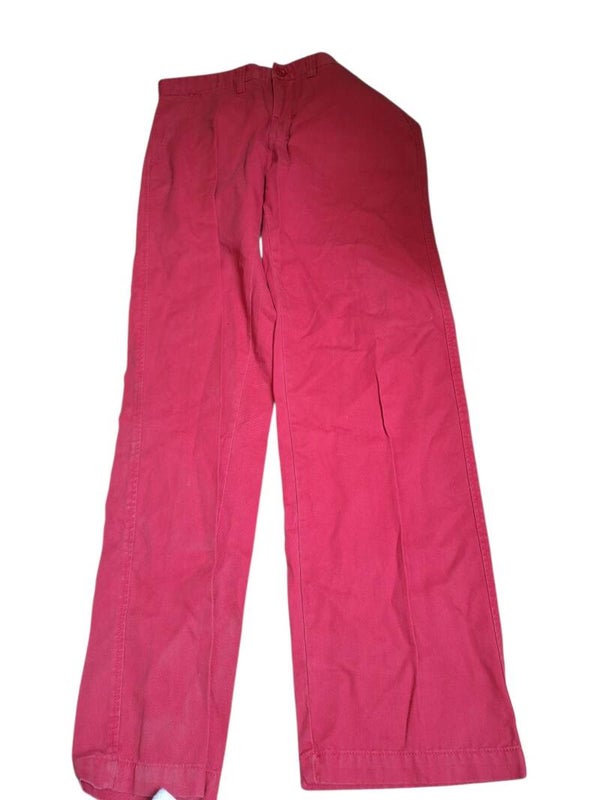 Herenbroek rood essentails maat 38 xl