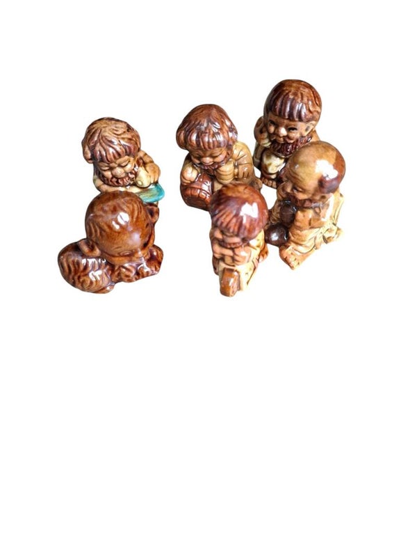 Kleine miniatuur beeldjes set