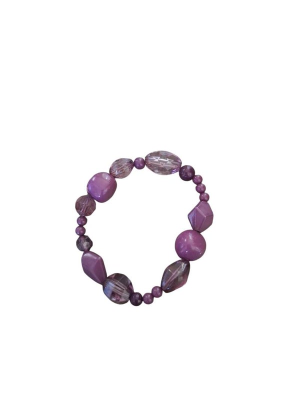 Dames armband paars