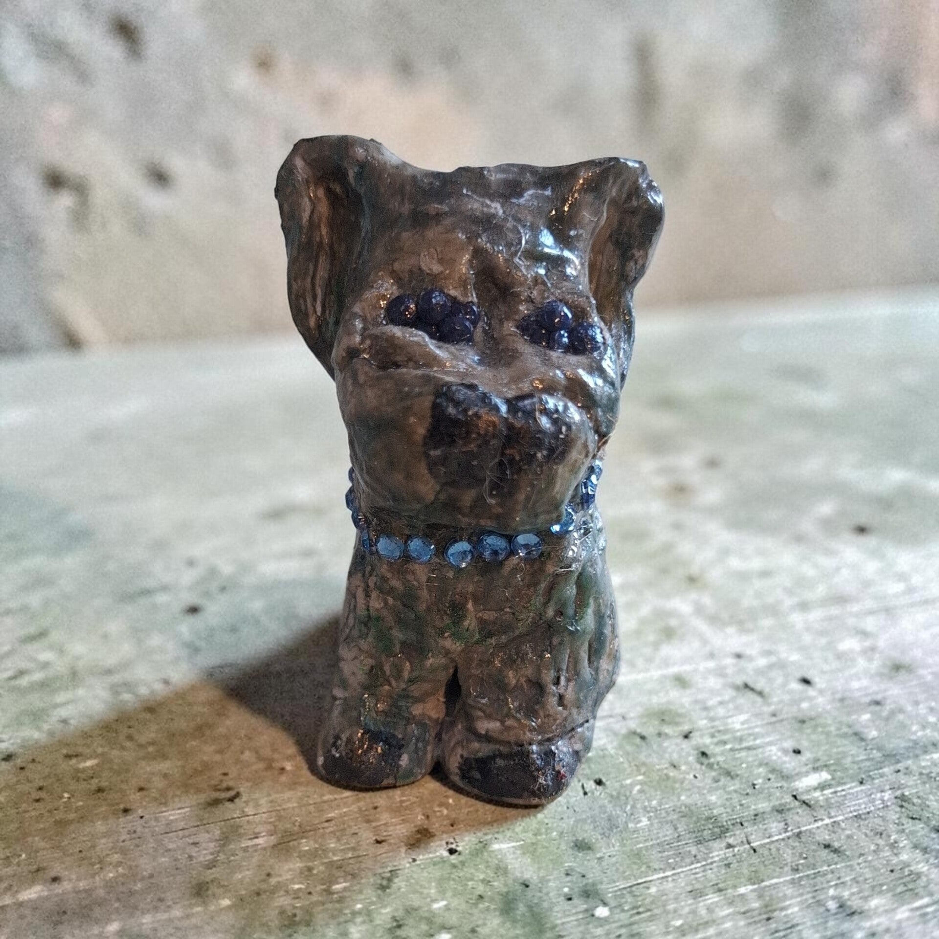 Honden beeldje 4 cm